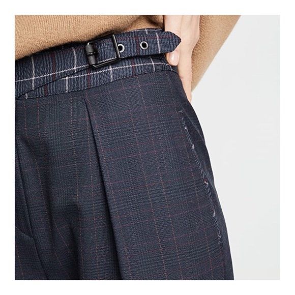 RAG & BONE James Plaid Belted Cropped Ankl… - Picture 7 of 16